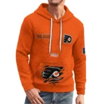 philadelphia-flyers-3d-waffle-quarter-no-zip-hoodie-customized-claw-design-orange-latest-model.webp