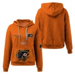 philadelphia-flyers-3d-waffle-quarter-no-zip-hoodie-customized-claw-design-orange-latest-model.webp