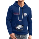 south-alabama-jaguars-3d-waffle-quarter-no-zip-hoodie-custom-claw-design-blue-latest-model.webp