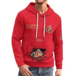 sunderland-3d-waffle-quarter-no-zip-hoodie-custom-claw-design-red-latest-model.webp