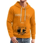 tennessee-volunteers-3d-waffle-quarter-no-zip-hoodie-custom-claw-design-orange-latest-model.webp