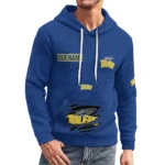 toledo-rockets-3d-waffle-quarter-no-zip-hoodie-customized-claw-design-blue-latest-model.webp