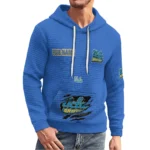 ucla-bruins-3d-waffle-quarter-no-zip-hoodie-personalized-claw-design-blue-latest-model.webp