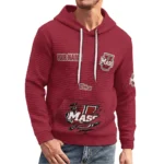 umass-minutemen-3d-waffle-quarter-no-zip-hoodie-personalized-claw-design-red-latest-model.webp