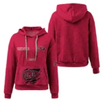 unlv-rebels-3d-waffle-quarter-no-zip-hoodie-custom-claw-design-red-latest-model.webp