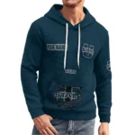 utah-state-aggies-3d-waffle-quarter-no-zip-hoodie-custom-claw-design-navy-latest-model.webp
