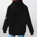 vanderbilt-commodores-3d-waffle-quarter-no-zip-hoodie-customized-claw-design-black-latest-model.webp