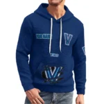 villanova-wildcats-3d-waffle-quarter-no-zip-hoodie-personalized-claw-design-navy-latest-model.webp