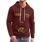 washington-commanders-3d-waffle-quarter-no-zip-hoodie-custom-claw-design-burgundy-latest-model.webp