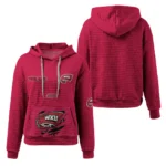 western-kentucky-hilltoppers-3d-waffle-quarter-no-zip-hoodie-custom-claw-design-red-latest-model.webp
